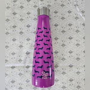 Sip By Swell Purple Dachshund Water Bottle